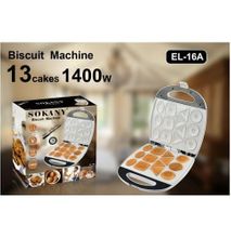 Sokany EL-16A Non Stick Electric Biscuit, Cake Maker